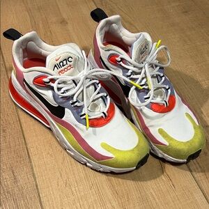 Nike Women Sneakers - White, Red, Yellow, Pink